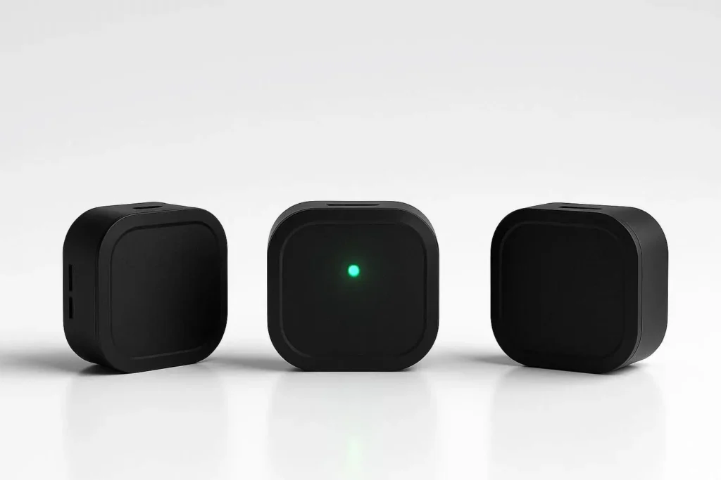 Esempio di schermata app smart plug con grafico storico consumi settimanali