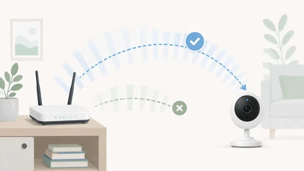 Connessione di una telecamera wifi alla banda 2,4 GHz del router di casa
